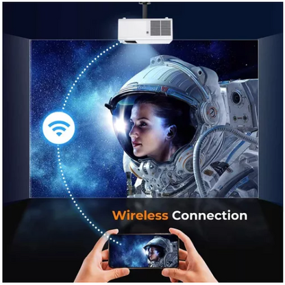 Video Beam Proyector Wifi 3500 Lúmenes Hd 1080 Castscreen