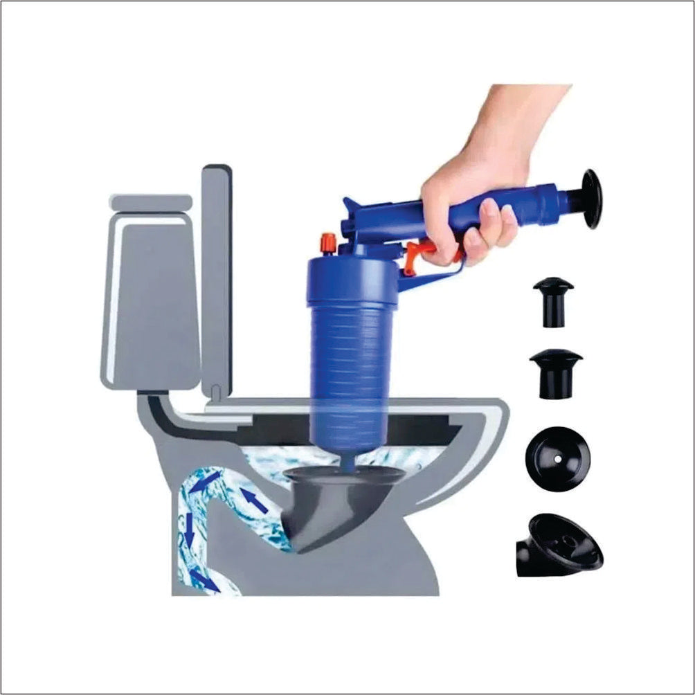 Destapa Cañerías Sanitarios Inodoro De Bomba Presión De Aire