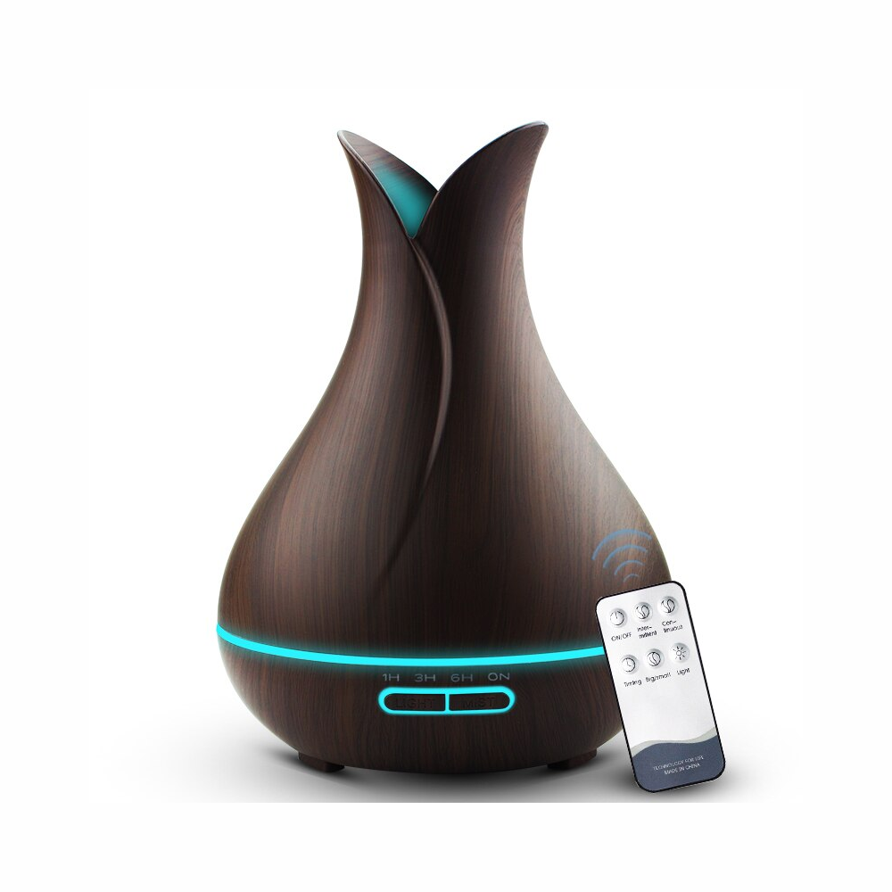 Difusor De Aromas Tipo Florero Led + Control + Esencia