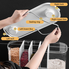 Dispensador De Alimentos Frutos Secos 5 Compartimientos