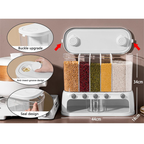 Dispensador De Alimentos Frutos Secos 5 Compartimientos