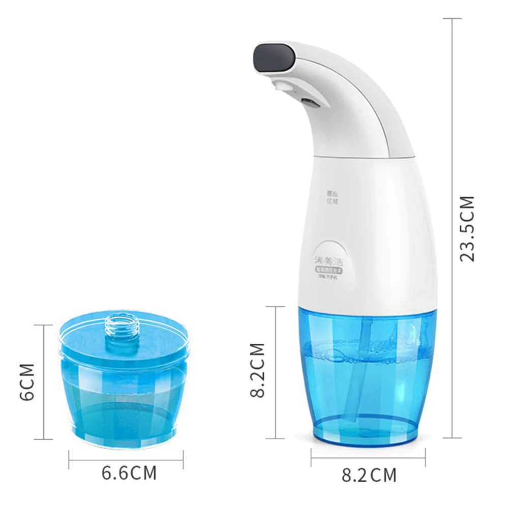 Dispensador De Jabón Gel 240 330ml Automático Sensor Blanco