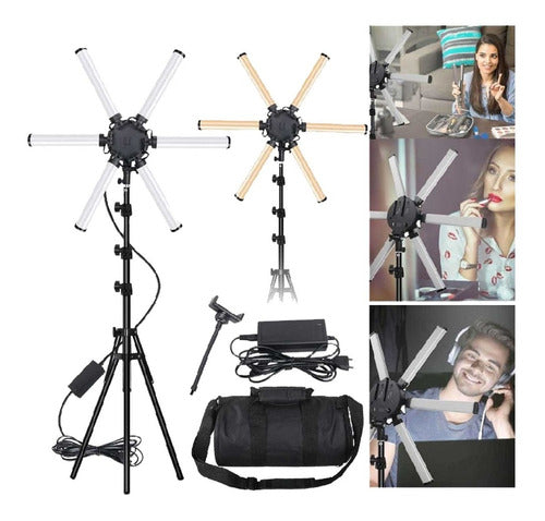Luz Led Profesional Star Light Para Fotografía 3 Tonos