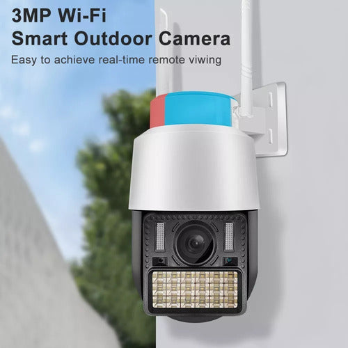 Cámara De Seguridad V380 Pro Wifi Ptz C166-h Para Exterior