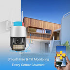 Cámara De Seguridad V380 Pro Wifi Ptz C166-h Para Exterior
