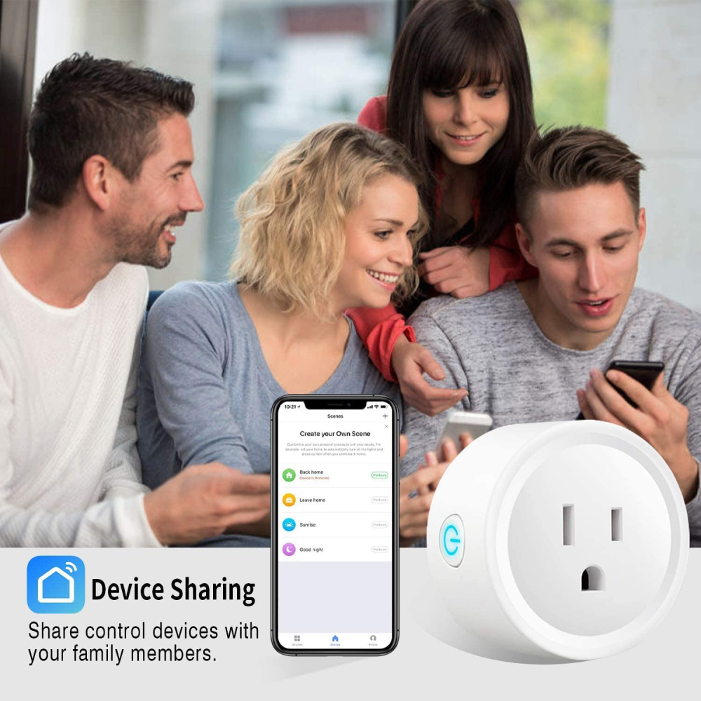 Enchufe Inteligente Toma Corriente Alexa Tuya Smart Wifi