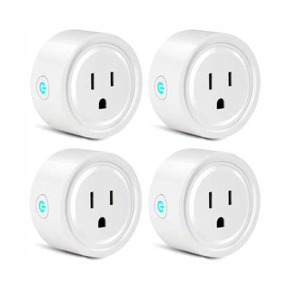 Paquete De 4 Enchufes Inteligentes Tomacorriente Alexa Tuya