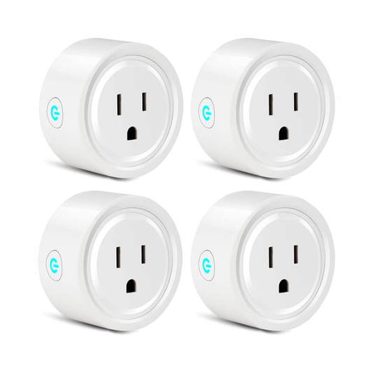 Paquete De 4 Enchufes Inteligentes Tomacorriente Alexa Tuya