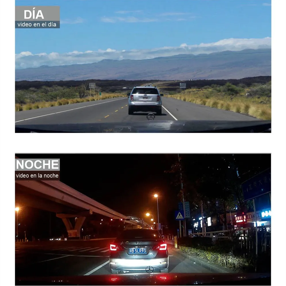 Espejo Retrovisor Con Cámara Táctil Dual 1080p Fullhd M1 Pro