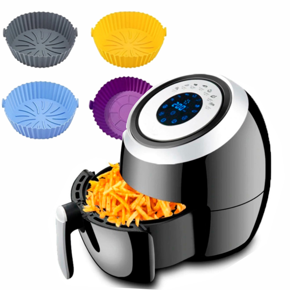 Freidora De Aire Digital 4.5 Lts Swisshome + Molde Silicona