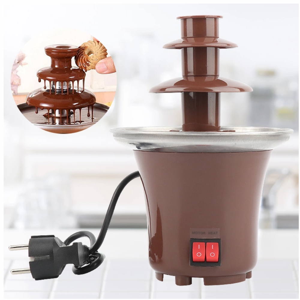 Fuente De Chocolate Mini De 3 Capas Fondue Fountain