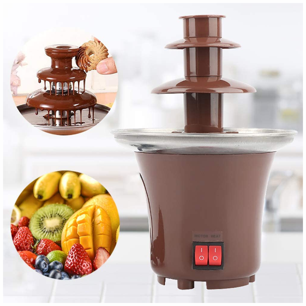Fuente De Chocolate Mini De 3 Capas Fondue Fountain