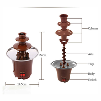 Thumbnail for Fuente De Chocolate Mini De 3 Capas Fondue Fountain