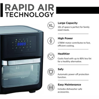 Thumbnail for Horno Freidora 12 Lts Swisshome Power Oven 10 En 1 Digital