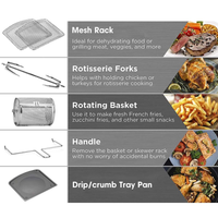 Thumbnail for Horno Freidora 12 Lts Swisshome Power Oven 10 En 1 Digital