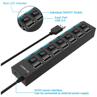 Thumbnail for Multitoma USB 7 Puertos Individuales Con Switch