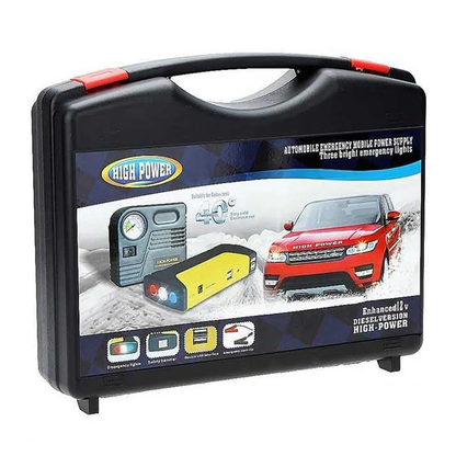 Iniciador Arrancador Baterias Carro Moto Compresor Kit 12v
