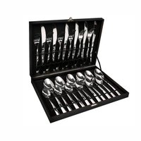 Thumbnail for Juego De Cubiertos En Acero Inoxidable 24pcs + Estuche