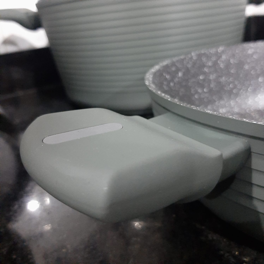 Juego De Ollas 9 Pcs En Marmol Antiadherente Wok Incluido