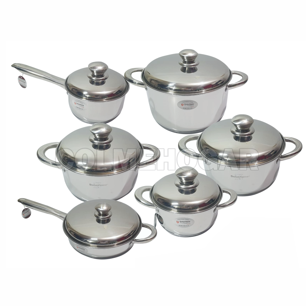 Juego De Ollas Swisshome MK12