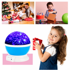 Lampara Estrellas Luna Proyector De Figuras Led Rgb