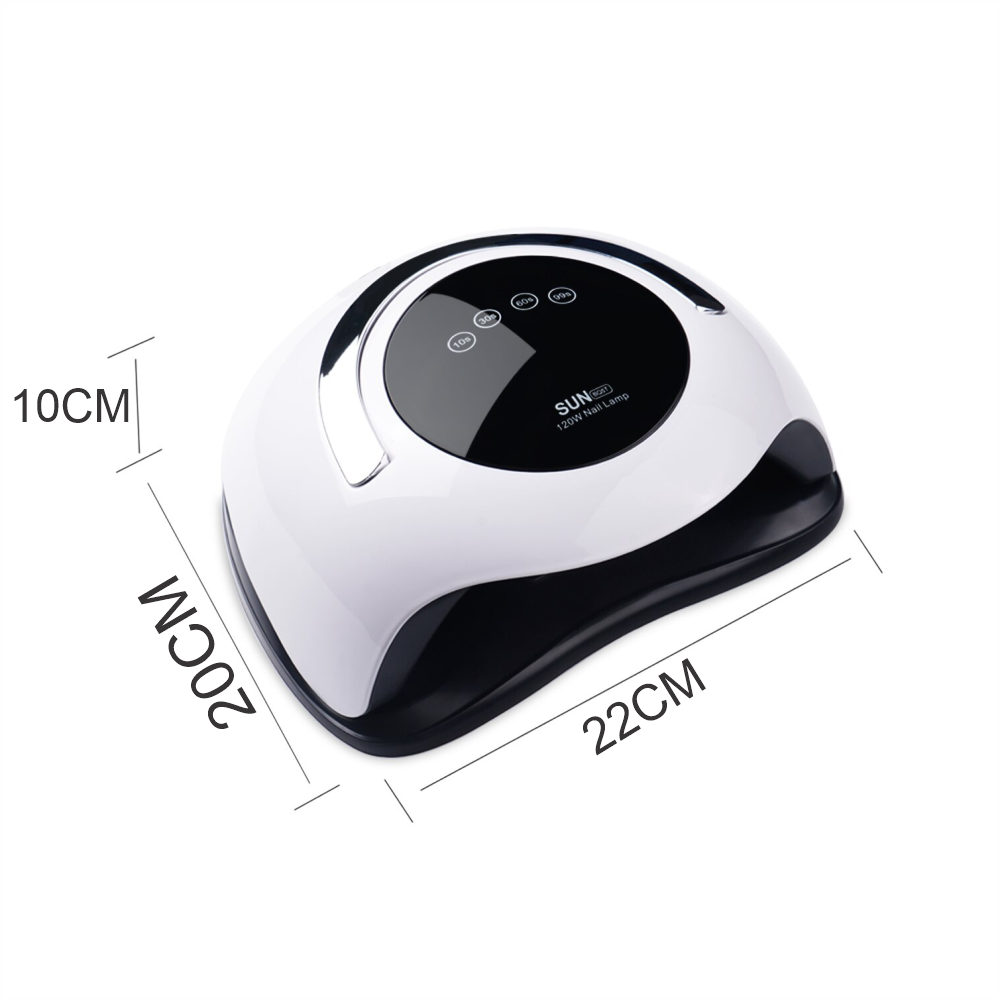 Lampara Secadora Uñas 120w Profesional Pantalla Temporizado