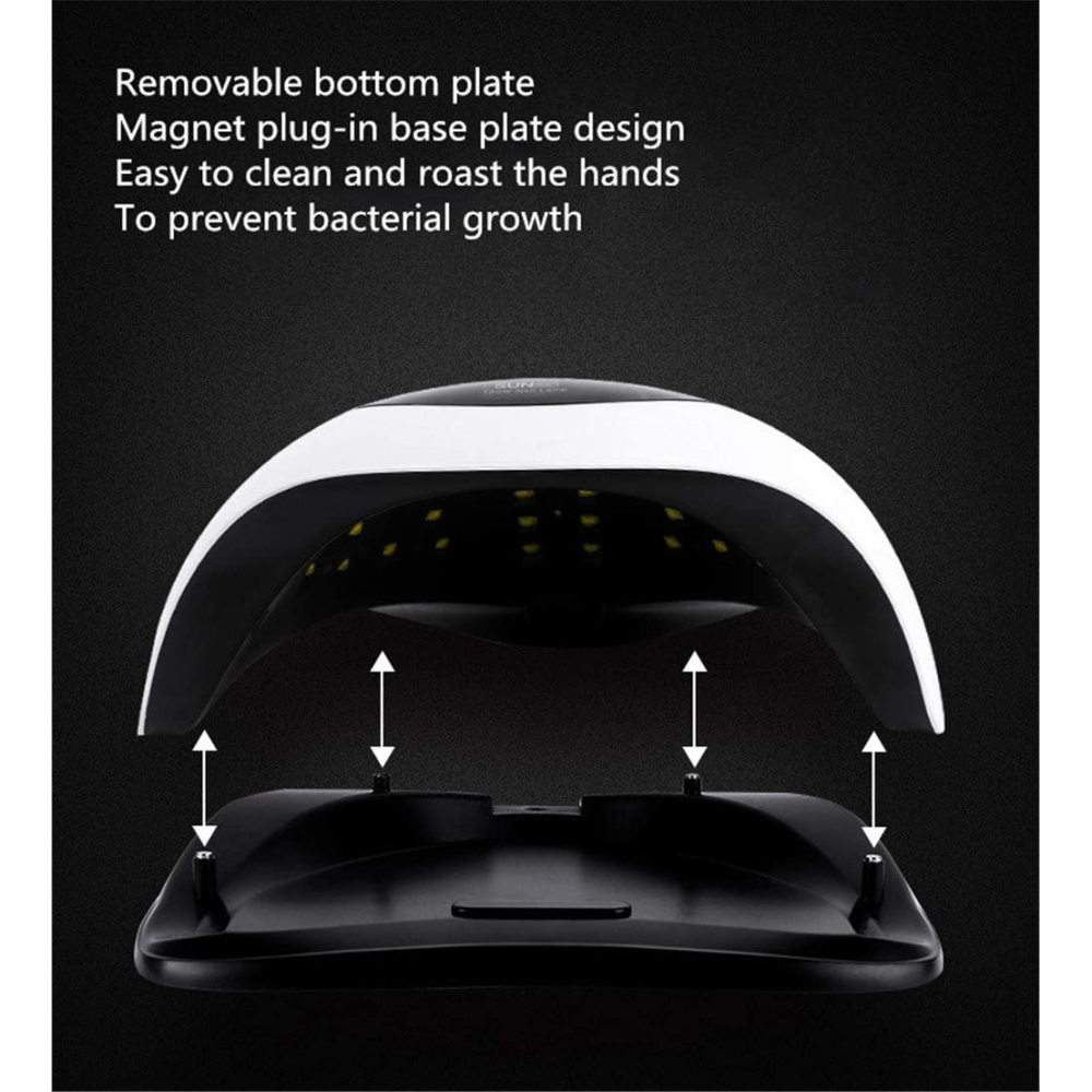 Lampara Secadora Uñas 120w Profesional Pantalla Temporizado