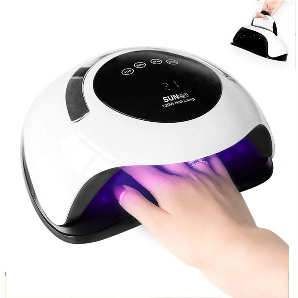 Lampara Secadora Uñas 120w Profesional Pantalla Temporizado