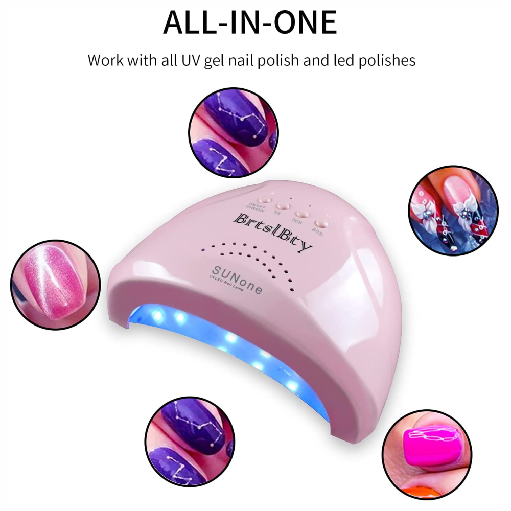 Secador De Uñas Lampara Uv Led 48w Temporizador