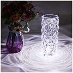 Lampara De Mesa Touch Tactil Control Remoto Rose Diamond