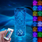 Lampara De Mesa Touch Tactil Control Remoto Rose Diamond