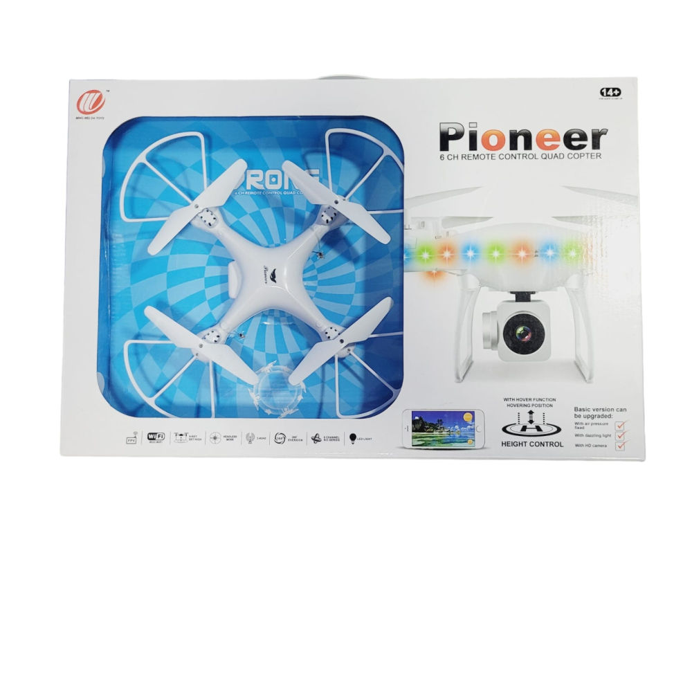 Drone Wifi Cámara Definición D18 Pioneer Cf88 Control Remoto