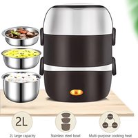 Thumbnail for Lonchera Eléctrica Al Vapor 3 Niveles Multifunción Portátil