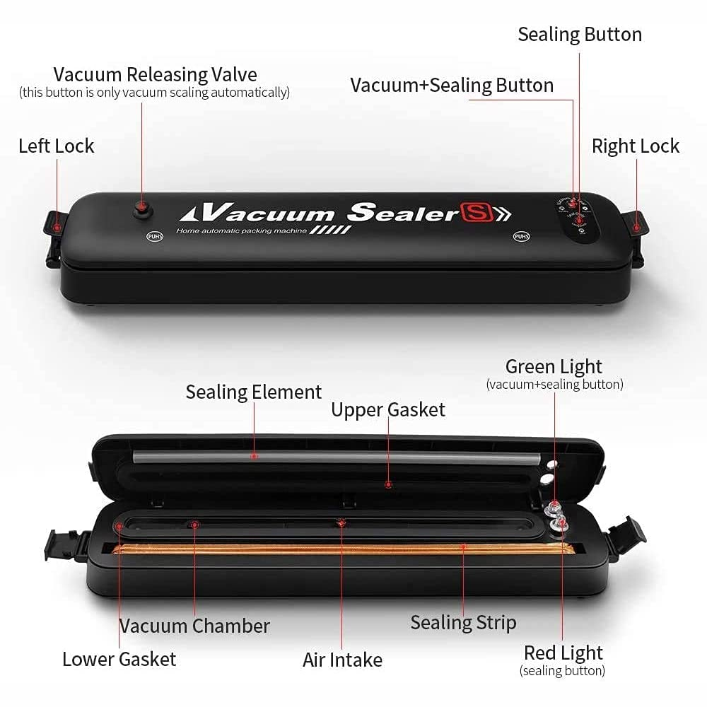 Maquina Selladora De Bolsas Al Vacío Empacadora Automática