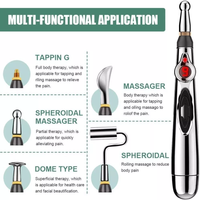 Thumbnail for Masajeador Pluma Eléctrica Acupuntura 3 En 1 De 9 Intensidad