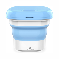 Thumbnail for Mini Lavadora Portátil Pequeña Plegable Lavadora