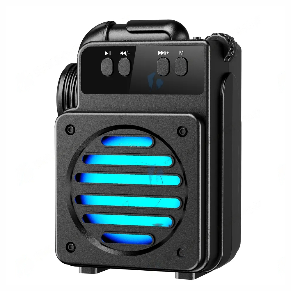 Mini Parlante Bluetooth Recargable Portátil Luces Led Gt1347