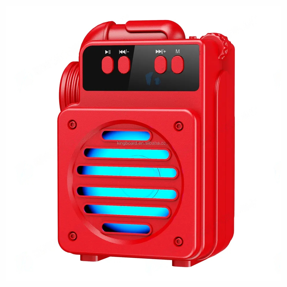 Mini Parlante Bluetooth Recargable Portátil Luces Led Gt1347
