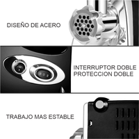 Thumbnail for Molino Eléctrico Picador De Carne Swisshome 2800W