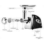 Molino Eléctrico Picador De Carne Swisshome 2800W