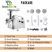 Thumbnail for Molino Electrico Picador De Carne y Maíz Universal Royal 1200W