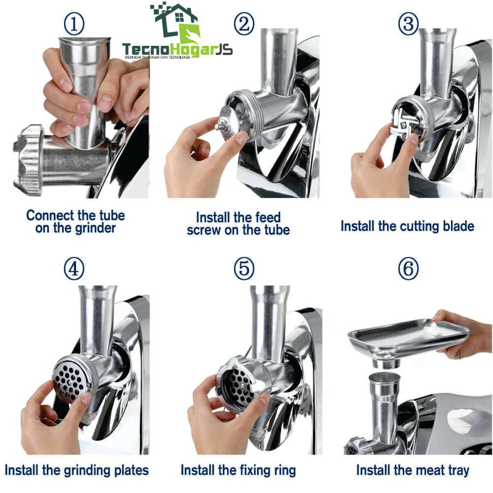 Molino Electrico Picador De Carne y Maíz Universal Royal 1200W