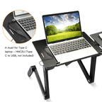 Mesa Multifuncional Ajustable Para Laptop Con Ventilador