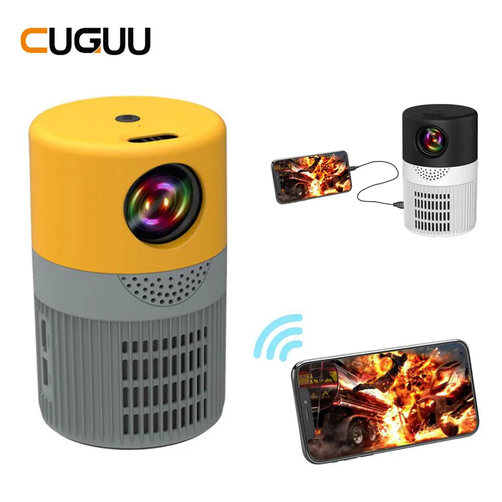 Mini Proyector Video Beam Cilindro 800 Lumens Multimedia