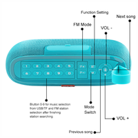 Thumbnail for Parlante Recargable Bluetooth Pantalla Digital Reloj Tg-177