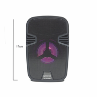 Thumbnail for Parlante Portátil Mini Cabina Bluetooth Luz Led Radio Fm