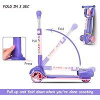 Thumbnail for Patineta Scooter Para Niños Burbujas Bluetooth Led Music