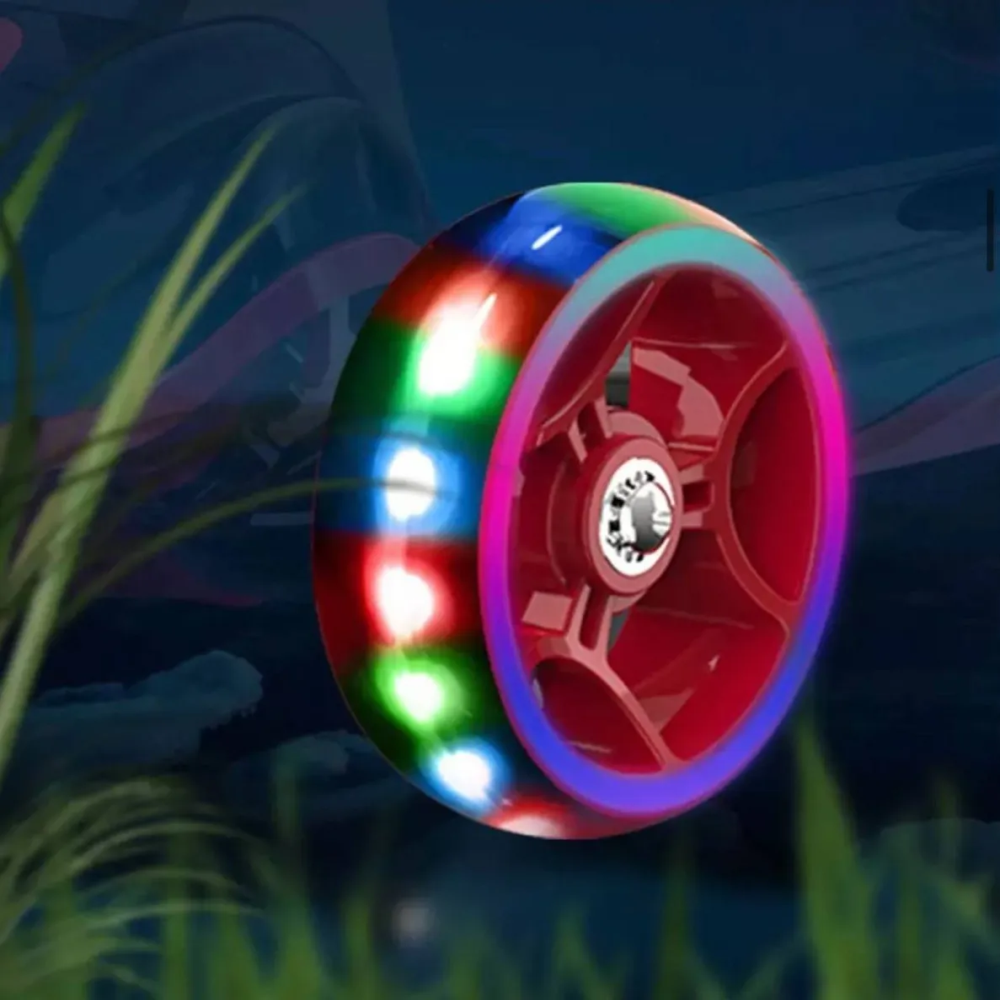 Patineta Scooter Para Niños Burbujas Bluetooth Led Music