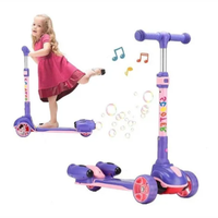 Thumbnail for Patineta Scooter Para Niños Burbujas Bluetooth Led Music