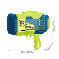 Thumbnail for Pistola De Burbujas Recargable 132 Agujeros Jabón Adicional